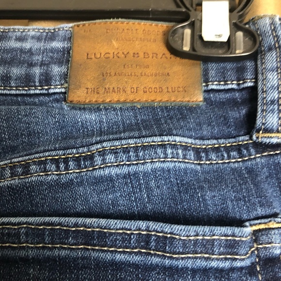 Lucky Brand Crop Cutoff Blue Denim Skinny Jeans - Picture 10 of 11